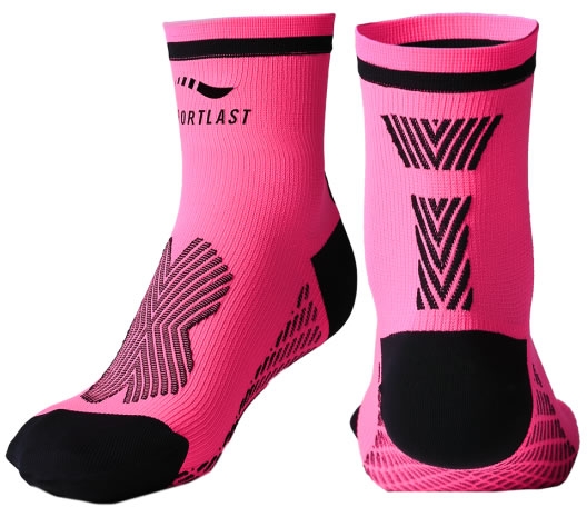 Sportlast Calcetín de Compresión Pro Running Kibo Coral-Negro Sportlast Calcetín de Compresión Pro Running Kibo Coral-Negro