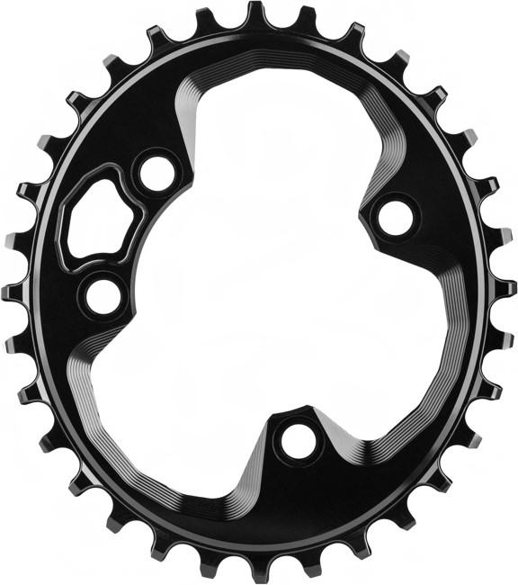 Absolute Black Plato Mtb Ovalado Rotor 76bcd -black Absolute Black Plato Mtb Ovalado Rotor 76bcd -black
