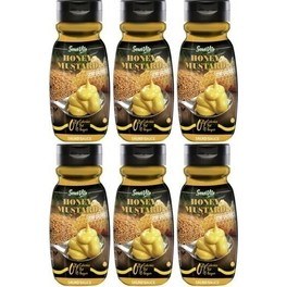 Servivita Moutarde et Miel Sauce Sans Calories 6 Bouteilles x 320 Millilitres