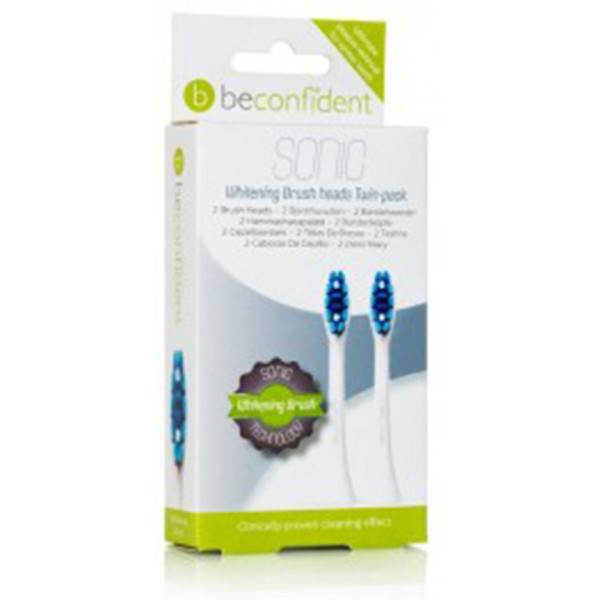 Beconfident Sonic Toothbrush Heads Whitening White Lote 2 Piezas Unisex