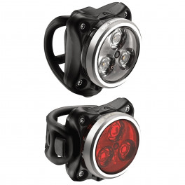 Lezyne Kit De Luces Zecto Delantera/trasera Plata Y11