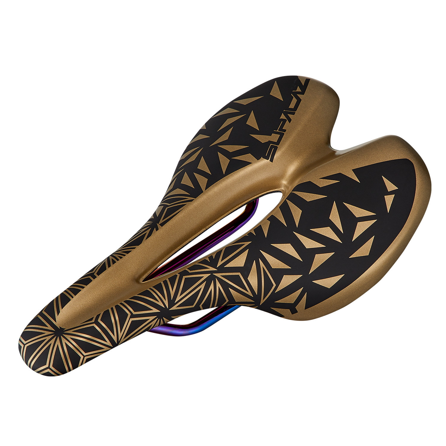 Supacaz Ignite Ti Saddle Gold 143mm Supacaz Ignite Ti Saddle Gold 143mm
