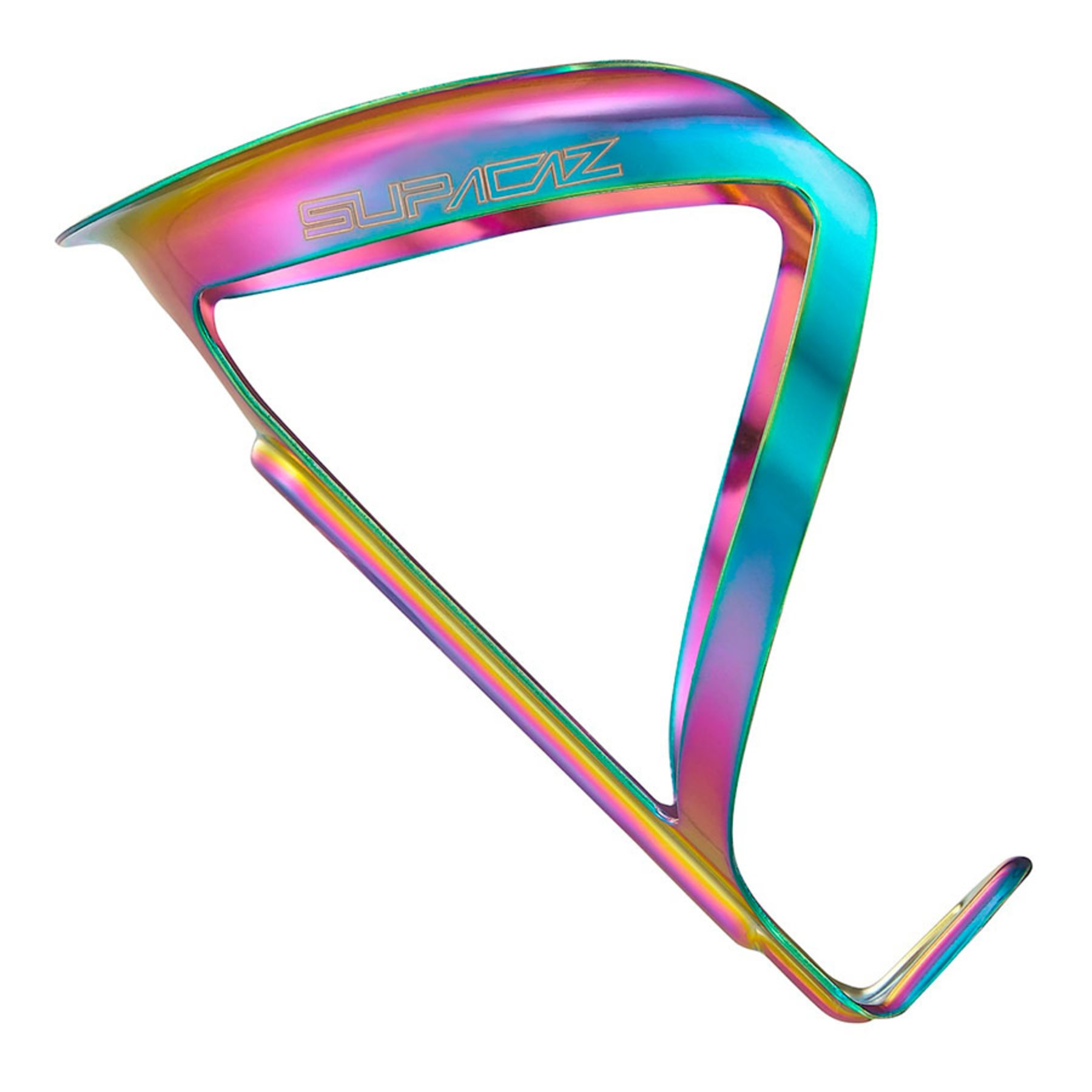 Supacaz Fly Cage Anodized Oil Slick Supacaz Fly Cage Anodized Oil Slick