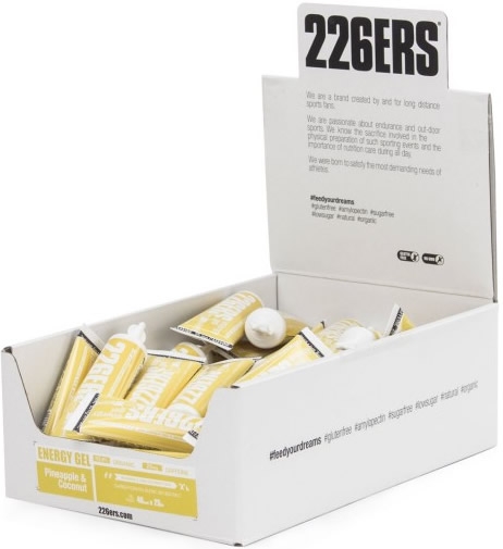 226ERS Energy Gel Piña y Coco con 25mg de Cafeina - 40 geles x 25 gr 226ERS Energy Gel Piña y Coco con 25mg de Cafeina - 40 geles x 25 gr