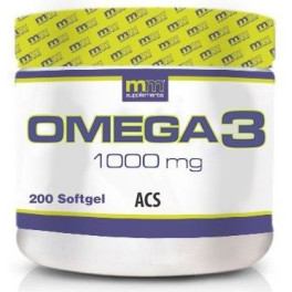 Mmsupplements Omega 3 1000mg - 200 Softgels - Mm Supplements
