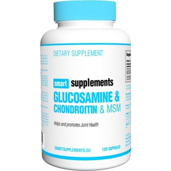 Smart Supplements Glucosamina Condroitina Y Msm - 120 Cápsulas -