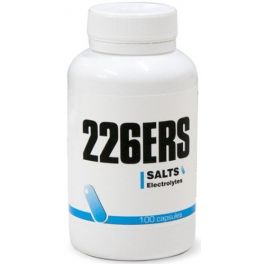 226ERS SALTS ELECTROLYTES 100 CAPS: Kapseln mit Mineralsalzen, Vitamin D und Calcium - Glutenfrei - Vegan - Ohne Zuckerzusatz - Hydratation / Elektrolyte für vor, während und nach dem Training