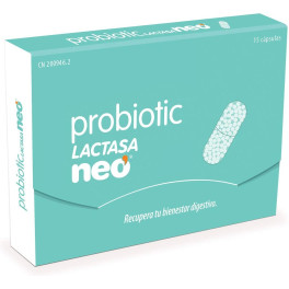 Neo - Complemento Alimenticio Probiotic Lactasa 15 Cápsulas - Probiótico Natural a Base de Lactasa 
