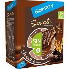 Bicentury Sarialis Barritas Chocolate Negro Sin Gluten 6 barritas x 17 gr