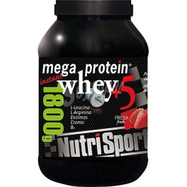 Nutrisport Mega Protein Whey +5 1800g Sabor Vanilla
