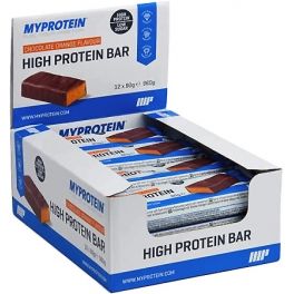 MyProtein Barritas High Protein Bar 12 barritas x 80 gr MyProtein Barritas High Protein Bar 12 barritas x 80 gr