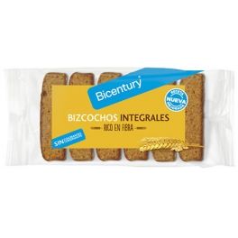 Bicentury Bizcochos Integrales 6 bizcochos x 33 gr Bicentury Bizcochos Integrales 6 bizcochos x 33 gr
