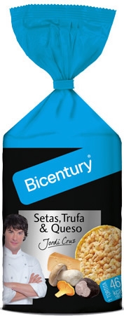 Bicentury Tortitas de Maiz Setas, Trufa y Queso 123,5 gr Bicentury Tortitas de Maiz Setas, Trufa y Queso 123,5 gr