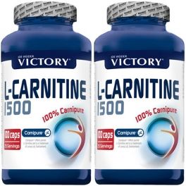 Pack Victory L-Carnitina 1500 - 100% Carnipure - 2 Bottiglie x 100 Capsule
