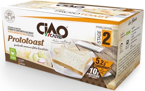 CiaoCarb ProtoToast Tostadas Fase 2 200 gr CiaoCarb ProtoToast Tostadas Fase 2 200 gr