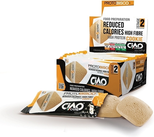 CiaoCarb ProtoBisco Galletas bajas en calorias Fase 2 - 10 bolsas x 50 gr CiaoCarb ProtoBisco Galletas bajas en calorias Fase 2 - 10 bolsas x 50 gr