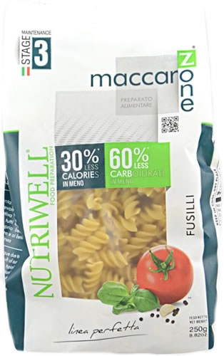 CiaoCarb Maccarozone Fusilli - Helices Fase 3 250 gr CiaoCarb Maccarozone Fusilli - Helices Fase 3 250 gr
