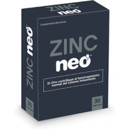 Neo - Zinc Neo 30 Cápsulas - Complemento Alimenticio Que Refuerza el Sistema Inmunitario - Eficaz Para Gripes y Resfriados