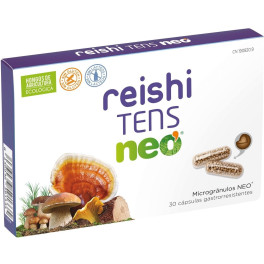 Neo Reishi - Tens 30 Cápsulas - Complemento Alimenticio que Ayuda a Reducir la Hipertensión - A Base de Hongos Ecológicos