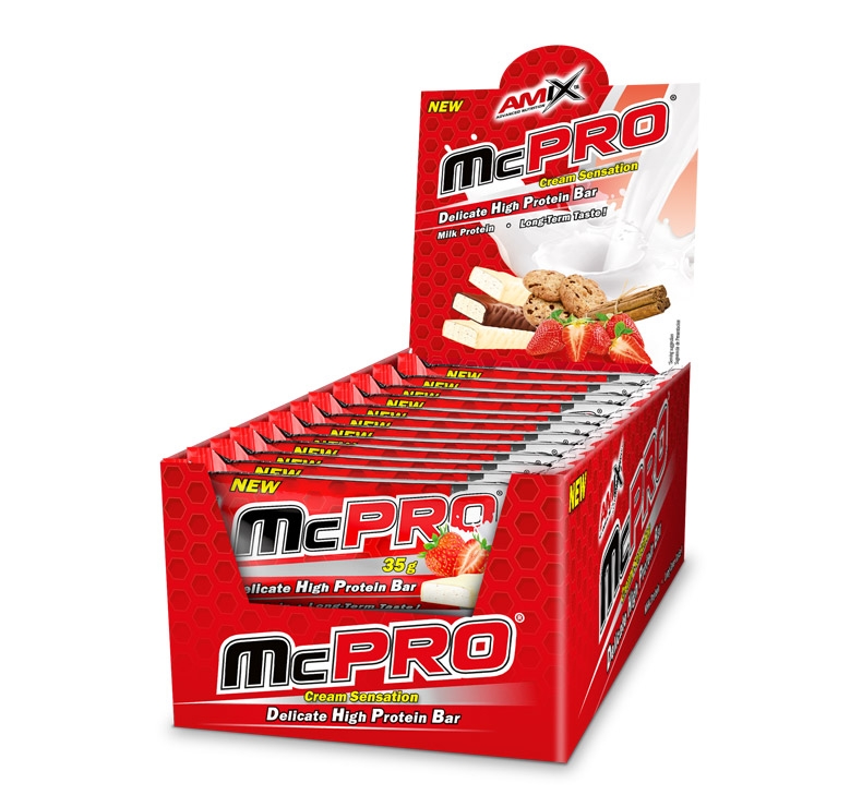 Amix McPro Protein Bar 24 barritas x 35 gr Amix McPro Protein Bar 24 barritas x 35 gr