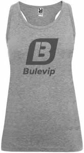Bulevip Camiseta Tirantes Mujer - Gris Bulevip Camiseta Tirantes Mujer - Gris