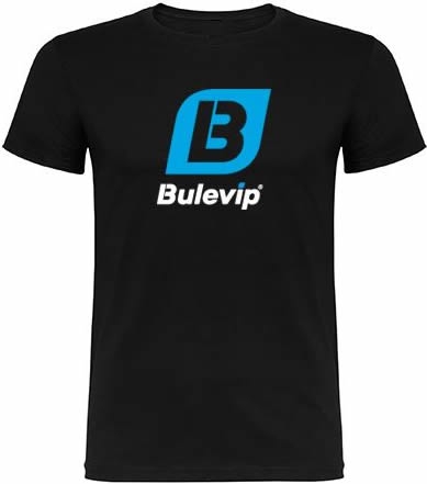 Bulevip Camiseta Manga Corta - Negra Bulevip Camiseta Manga Corta - Negra