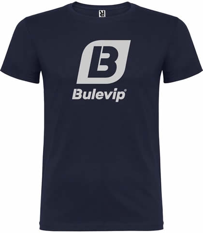 Bulevip Camiseta Manga Corta - Azul Marino Bulevip Camiseta Manga Corta - Azul Marino