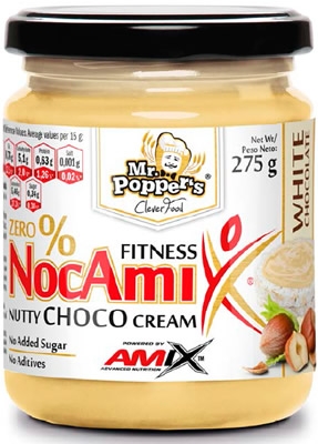 Amix NocAmix White - Crema de Chocolate Blanco 275 gr Amix NocAmix White - Crema de Chocolate Blanco 275 gr