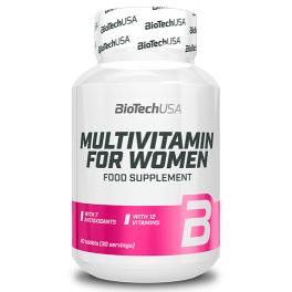 BioTech USA Multivitamines pour femmes 60 onglets
