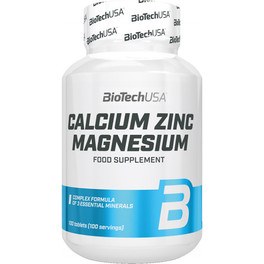 BioTechUSA Calcium Zink Magnesium 100 tabletten
