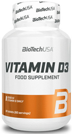 BioTechUSA Vitamin D3 60 tabs BioTechUSA Vitamin D3 60 tabs