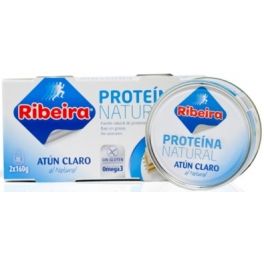 Ribeira Proteína Natural Atún Claro Al Natural 2 latas x 160 gr Ribeira Proteína Natural Atún Claro Al Natural 2 latas x 160 gr