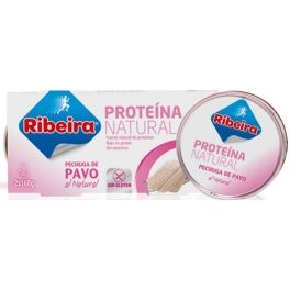 Ribeira Proteína Natural Pechuga de Pavo al Natural 2 latas x 160 gr Ribeira Proteína Natural Pechuga de Pavo al Natural 2 latas x 160 gr