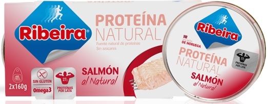Ribeira Proteína Natural Salmón al Natural 2 latas x 160 gr Ribeira Proteína Natural Salmón al Natural 2 latas x 160 gr
