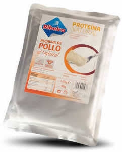 Ribeira Proteína Natural Pechuga de Pollo al Natural 1000 gr Ribeira Proteína Natural Pechuga de Pollo al Natural 1000 gr