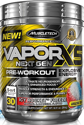 Muscletech VaporX5 Next Gen Pre-Workout 232 gr Muscletech VaporX5 Next Gen Pre-Workout 232 gr