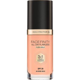 Max Factor Facefinity 3in1 Primer Concealer & Foundation 64 Mujer