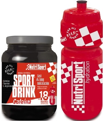 Nutrisport Sport Drink con Cafeina 990 gr + REGALO Bidon 750 ml Nutrisport Sport Drink con Cafeina 990 gr + REGALO Bidon 750 ml