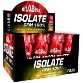 VitOBest Isolate CFM 100% Monodosis 12 botellas x 30 gr VitOBest Isolate CFM 100% Monodosis 12 botellas x 30 gr