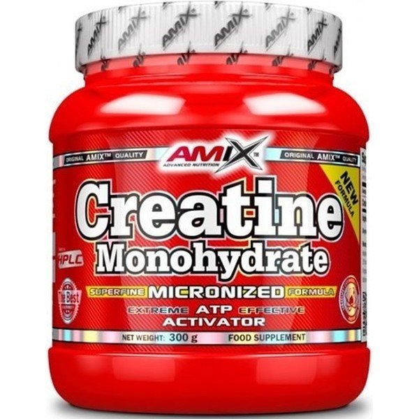 Amix Creatina Monohidratada 300 Gr 100% Micronizada Melhora a Potência Muscular