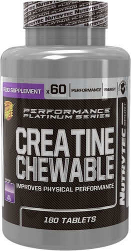 Nutrytec Creatine Chewable - Creatina Masticable 180 tabs Nutrytec Creatine Chewable - Creatina Masticable 180 tabs