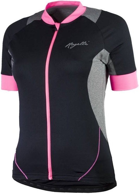 Rogelli Carlyn Maillot MC Negro - Rosa Rogelli Carlyn Maillot MC Negro - Rosa