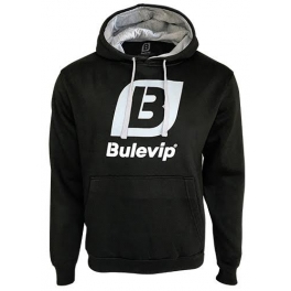 Bulevip Sudadera Exclusiva Logo Blanco Grande Negra Bulevip Sudadera Exclusiva Logo Blanco Grande Negra