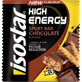 Isostar Barritas High Energy Chocolate 3 barritas x 35 gr 