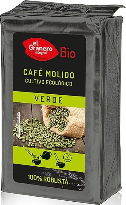El Granero Integral Café Verde 100% Robusta Molido Bio 400 gr El Granero Integral Café Verde 100% Robusta Molido Bio 400 gr