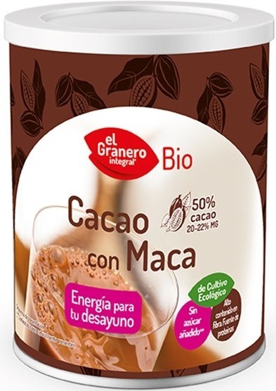 El Granero Integral Cacao con Maca Bio 200 gr El Granero Integral Cacao con Maca Bio 200 gr