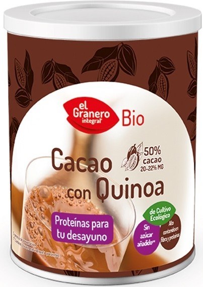 El Granero Integral Cacao con Quinoa Bio 200 gr El Granero Integral Cacao con Quinoa Bio 200 gr