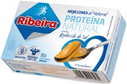 Ribeira Proteina Natural Mejillones al Natural 1 lata x 111 gr Ribeira Proteina Natural Mejillones al Natural 1 lata x 111 gr