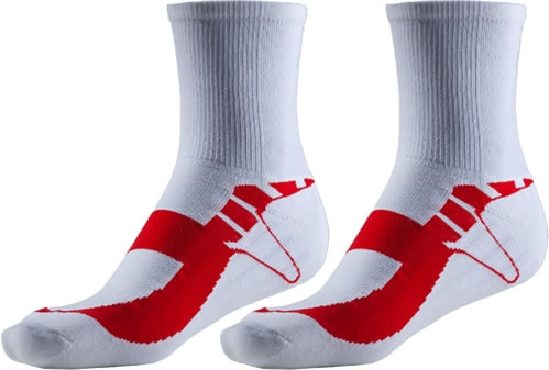 Sportlast Calcetines Técnicos de Ciclismo Blanco - Rojo Sportlast Calcetines Técnicos de Ciclismo Blanco - Rojo