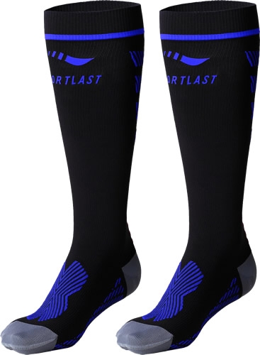 Sportlast Calcetines Largos Comprension Pro Running Everest Negro-Azul Sportlast Calcetines Largos Comprension Pro Running Everest Negro-Azul